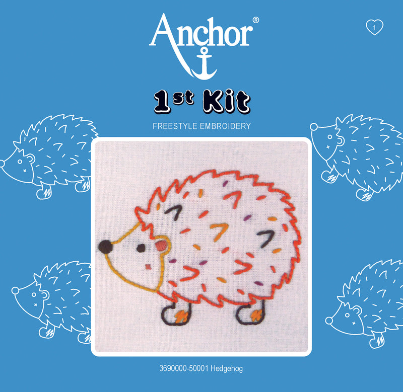 1st Kit: Hedgehog Freestyle Embroidery Kit
