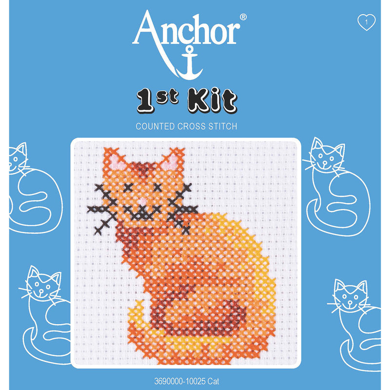 1st Kit: Cat Starter Cross Stitch Kit