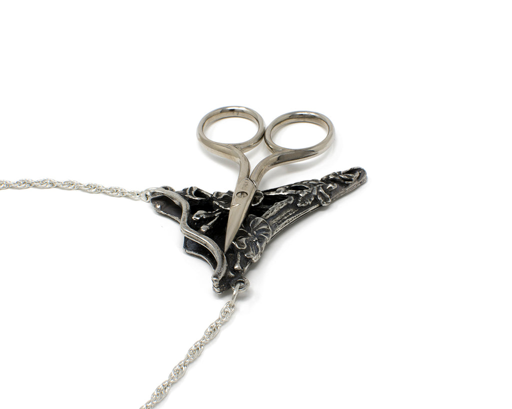 Pewter Chatelaine Scissors