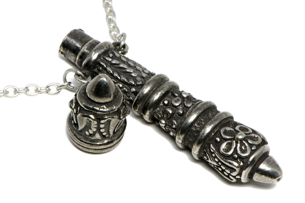 Vintage Pewter Needle Case