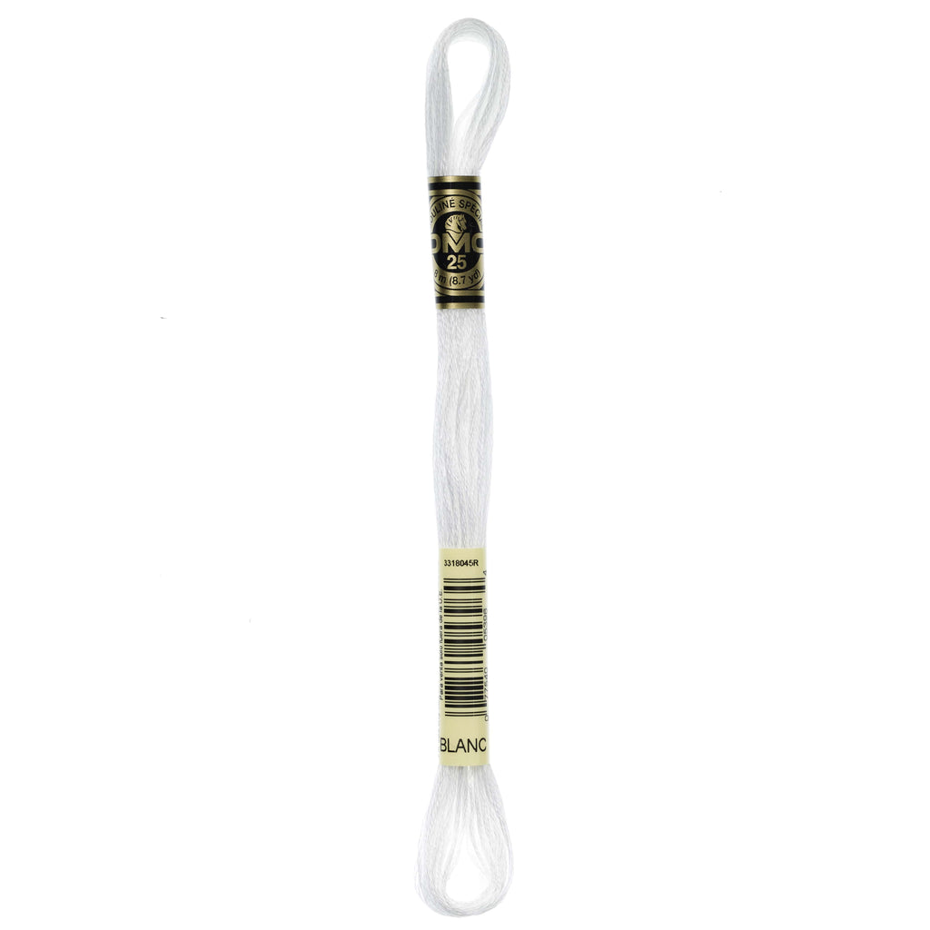 DMC Stranded Cotton Embroidery Thread BLANC