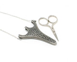 Victorian Pewter Needlework Accessories