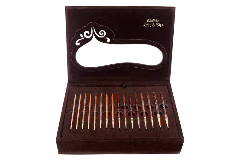 Knit & Sip Circular Needles Set
