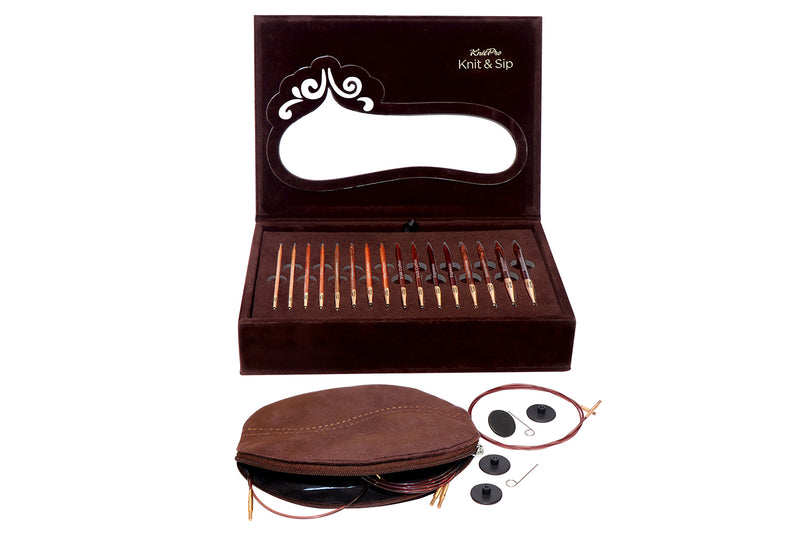 Knit & Sip Circular Needles Set