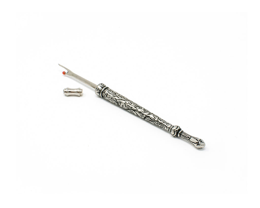 Vintage Victorian Pewter Seam Ripper - Needlework Tools