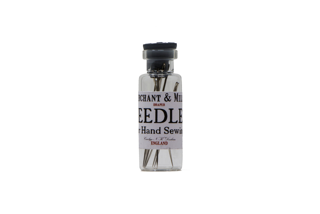 Needles in Glass Bottle for tailor repair kit