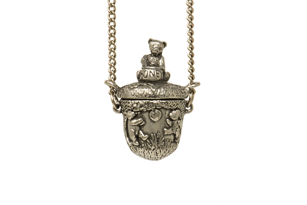 Teddy Thimble Case Pendant