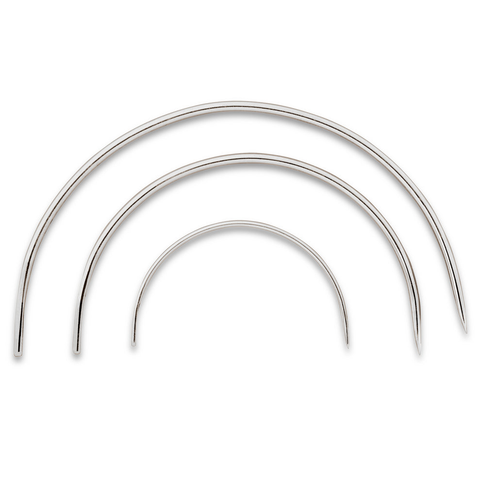 Prym Curved Upholstery Needles Assorted Sizes 2 4 and 5
