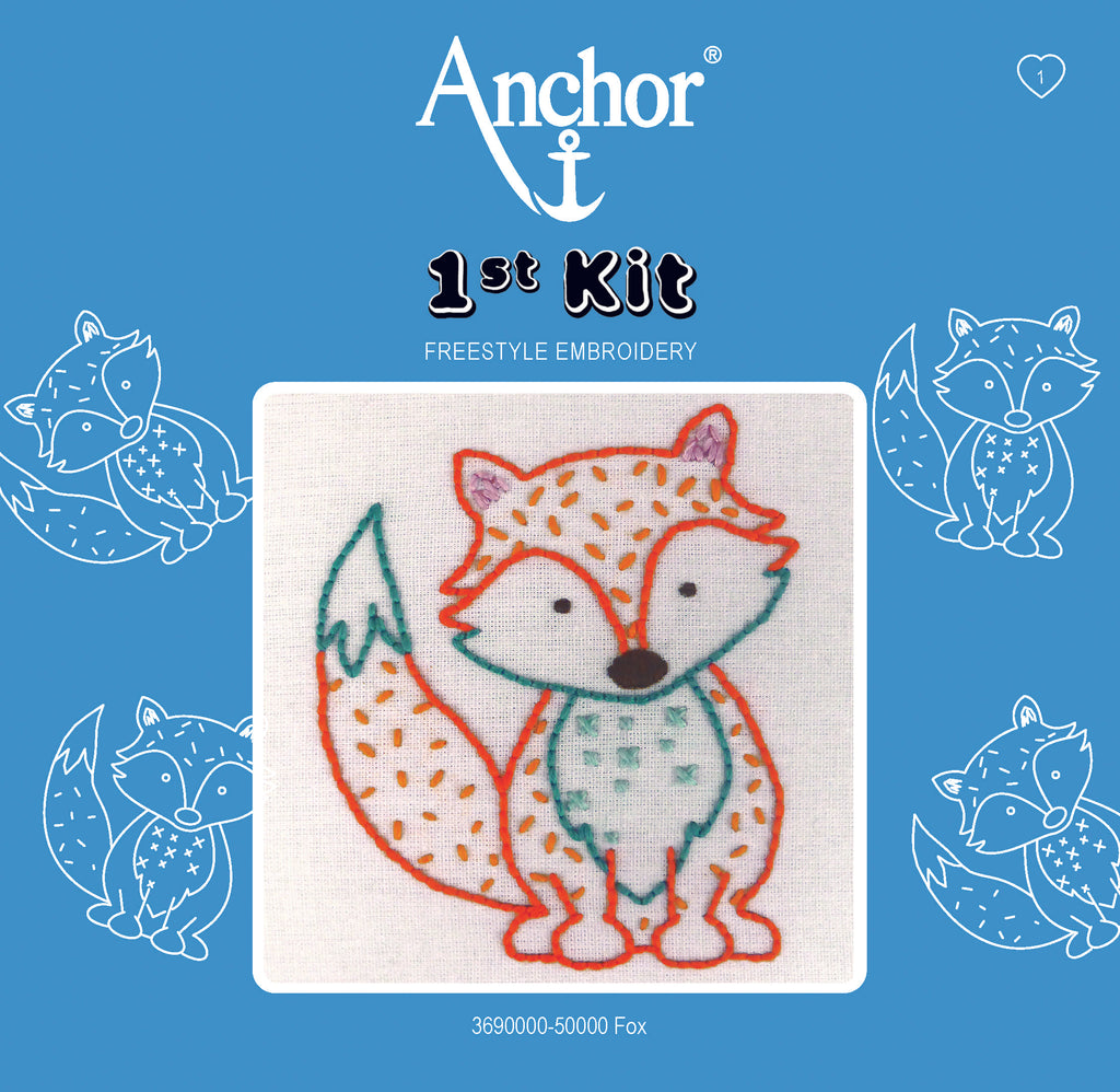 Anchor 1st Kit Freestyle embroidery: Fox