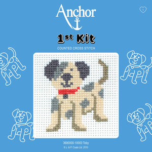 1st Kit: 'Toby' Starter Cross Stitch Kit Packaging