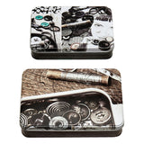 Monochrome Sewing Themed Tins: Set of 2