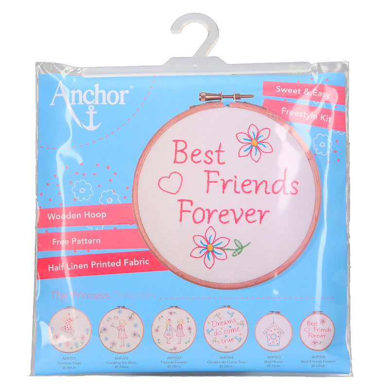 Best Friends Forever Embroidery Hoop Kit