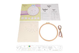 Bunnies and Butterflies Embroidery Hoop Kit Contents