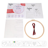 Anchor Lick the Bowl Hoop Embroidery Kit contents