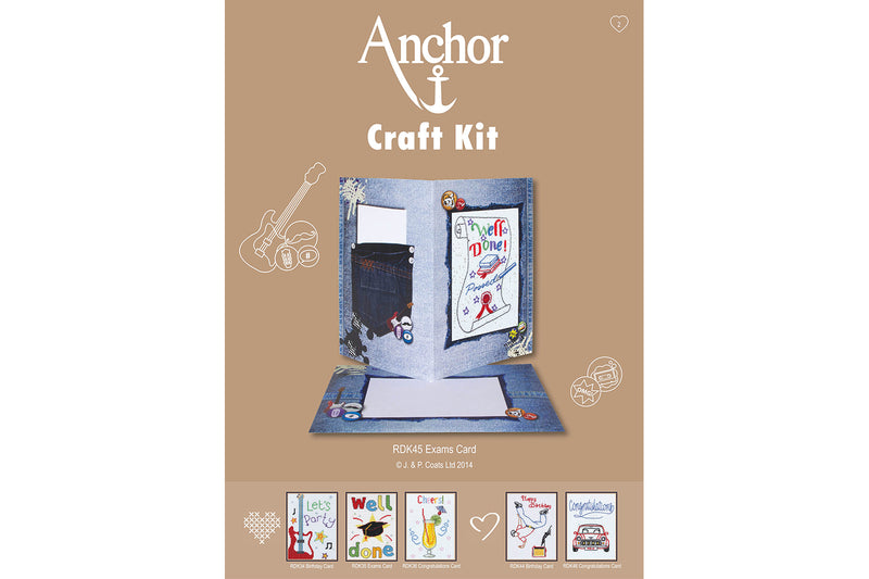 Anchor Craft Kit - Exams Card