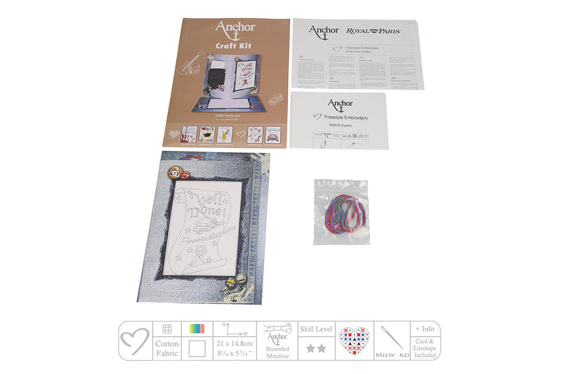 Anchor Craft Kit - Exams Card Contents