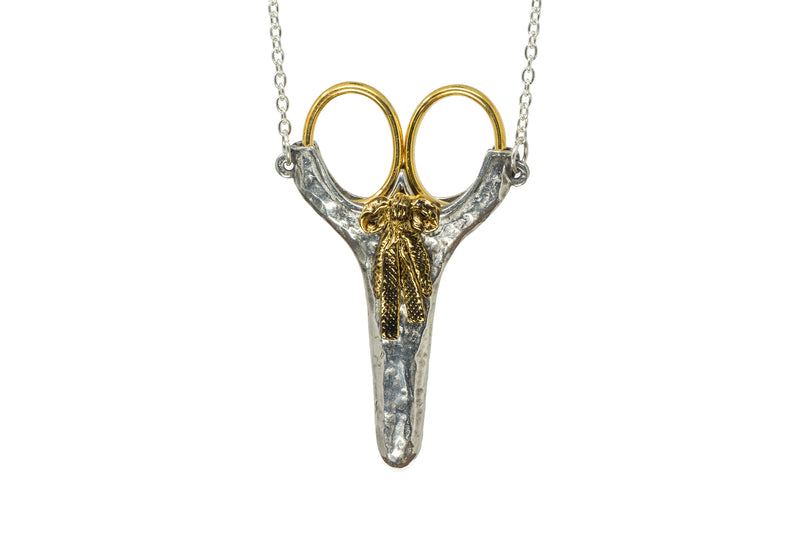 Victorian Bow Chatelaine Scissors