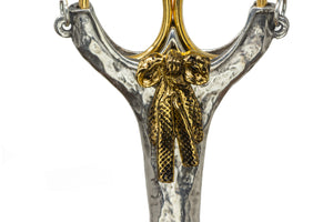 Victorian Bow Chatelaine Scissors Detail
