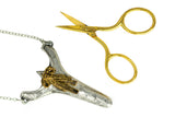 Victorian Bow Chatelaine Scissors