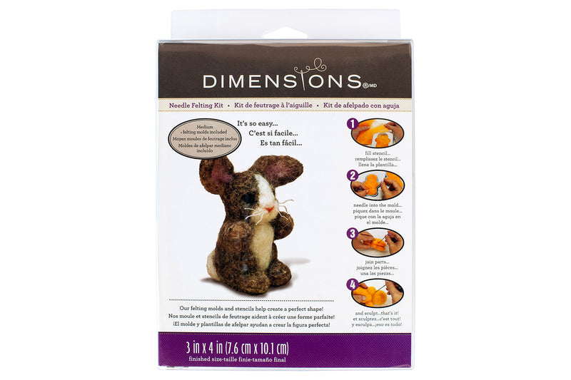 Needle Felting Kit: Bunny Packaging