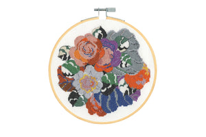 DMC Floral Decoration Cross Stitch Kit