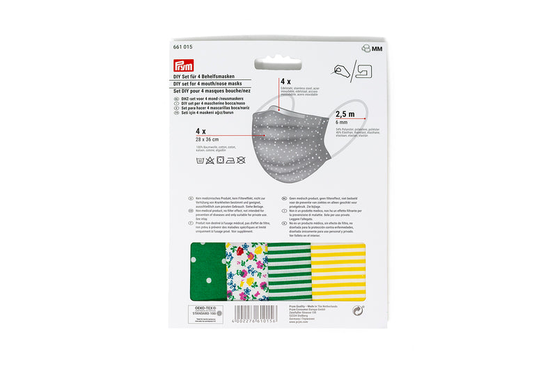 Make Your Own Face Masks Sewing Kit, Pack of 4