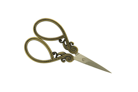 Cross Stitch and Embroidery Scissors, Antique Victorian Gold Silver Bronze  Copper Small Sewing Scissors, Stainless Steel Decorative Scissors 