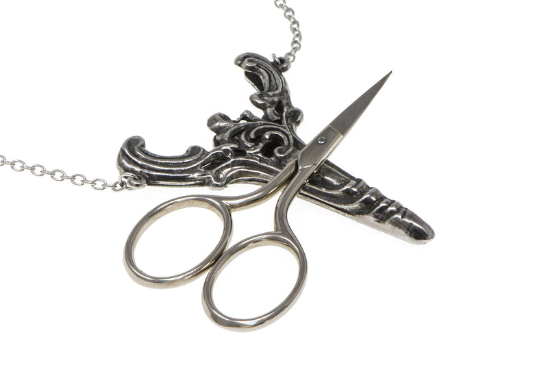 Scroll Chatelaine Scissors