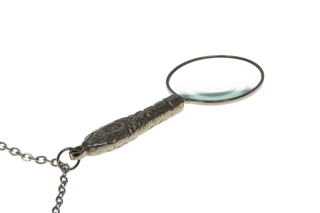 Victorian Style Magnifying Glass with Chain 