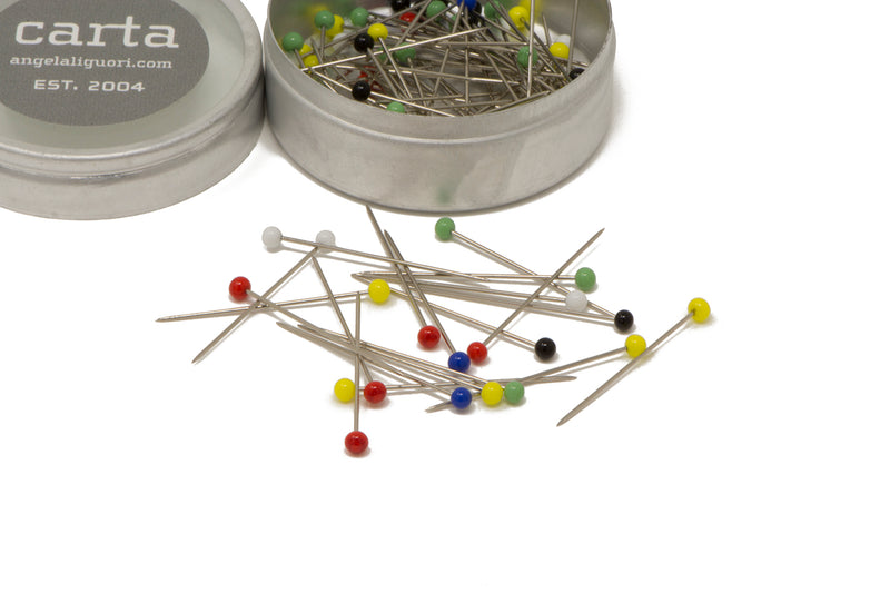 Glass Headed Sewing Pins